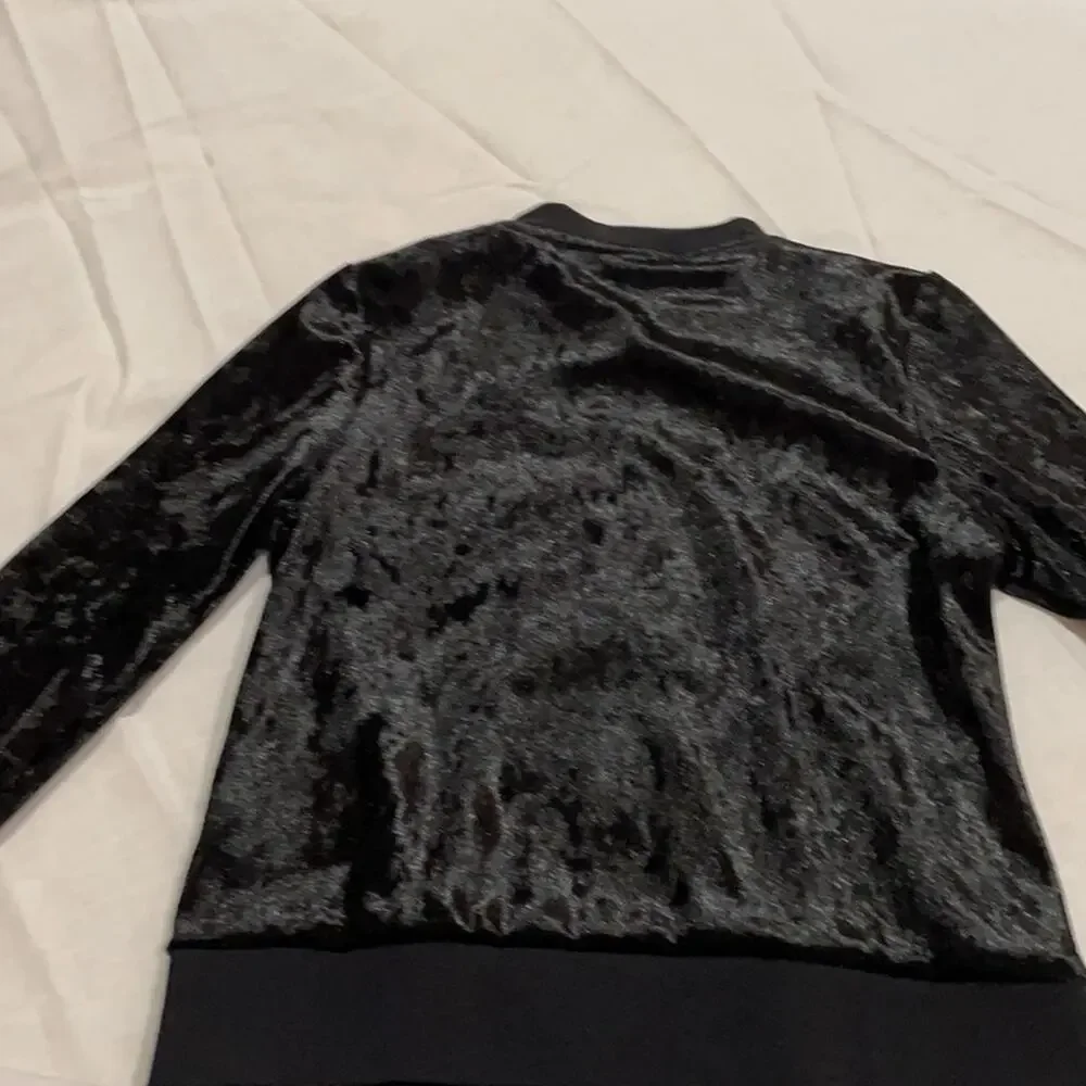 Harper canyon 4 black lightweight bomber euc